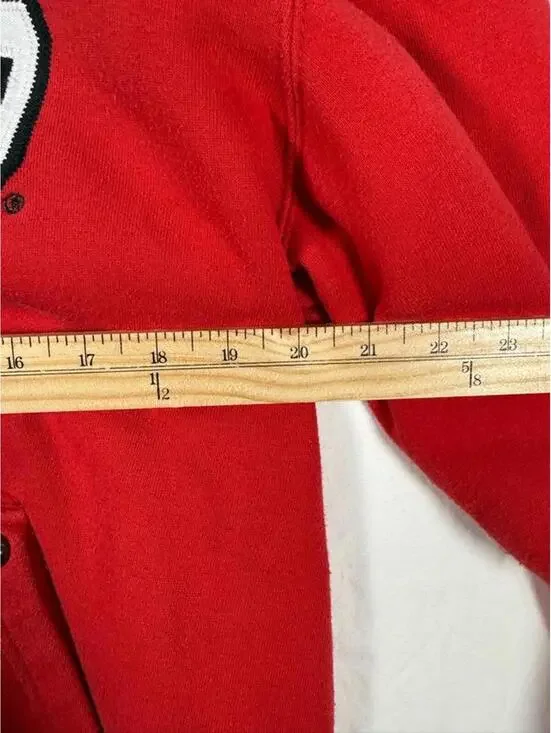 E5 Rutgers University Red Hoodie Sweatshirt Medium - Picture 6 of 7